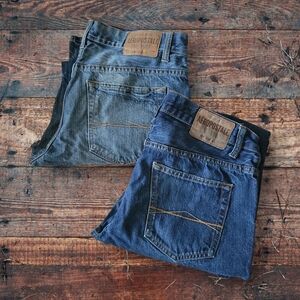 TWO Aeropostale Blue Jeans Sz.31 x 32 Essex STRAIGHT leg